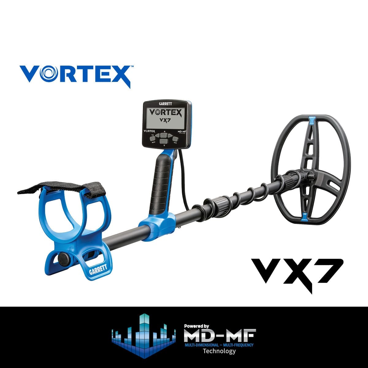 Yalova Garrett Vortex VX7 Dedektör - Katlanabilir gövde, taşıma ve araç içinde saklama tarafında Vortex ailesinin pratik avantajıdır.